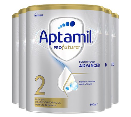 【新西兰直邮】Nutricia爱他美 Aptamil白金 2段奶粉 6桶一箱