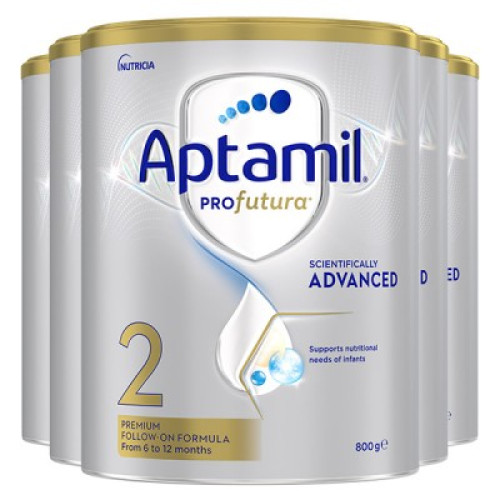 【新西兰直邮】Nutricia爱他美 Aptamil白金 2段奶粉 6桶一箱