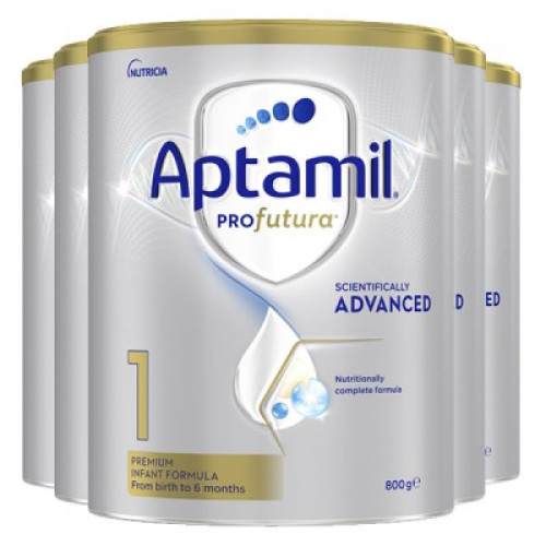 【新西兰直邮】Nutricia爱他美 Aptamil白金 1段奶粉 6桶一箱