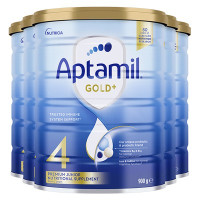 【新西兰直邮】Nutricia爱他美 Aptamil 金装4段奶粉 6桶一箱  